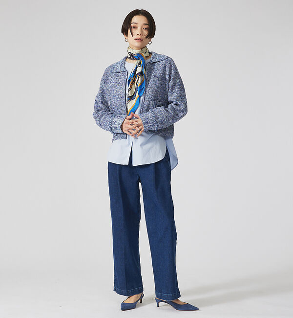 qualite「【e&times;qualite】トラウザーデニム」|デニム|