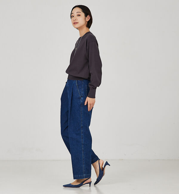 qualite「【e&times;qualite】トラウザーデニム」|デニム|