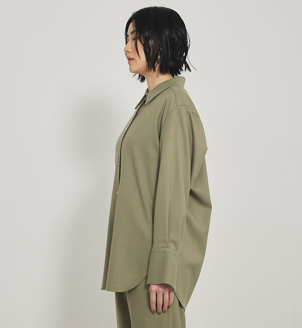 qualite「ソフトサキソニー2WAYシャツ」|シャツ・ブラウス|