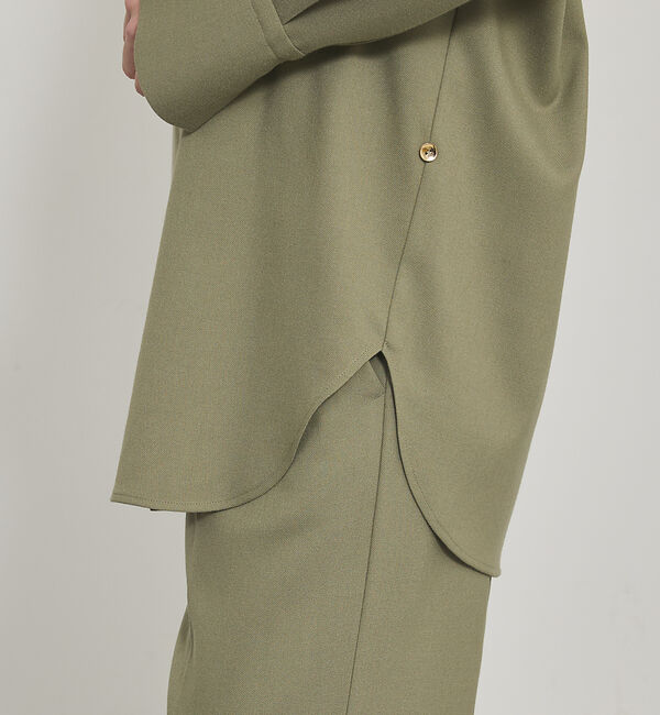 qualite「ソフトサキソニー2WAYシャツ」|シャツ・ブラウス|