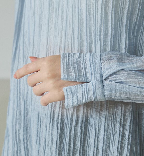 qualite「シアークレープブラウス」|シャツ・ブラウス|