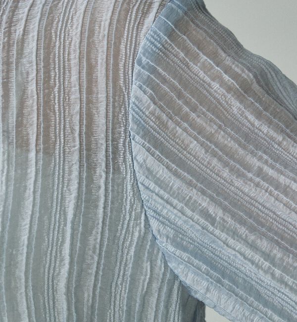 qualite「シアークレープブラウス」|シャツ・ブラウス|