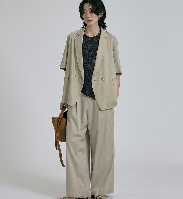 qualite「【接触冷感・セットアップ対応】ライトデニムパンツ」|その他|