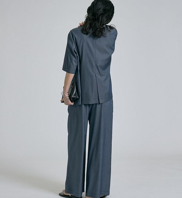 qualite「【接触冷感・セットアップ対応】ライトデニムパンツ」|その他|