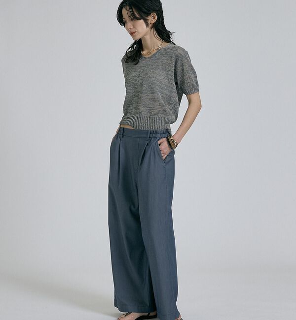 qualite「【接触冷感・セットアップ対応】ライトデニムパンツ」|その他|