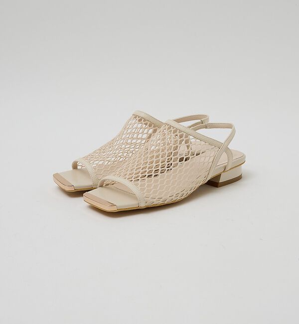 AU BANNISTER「メタルトゥメッシュサンダル」|サンダル|