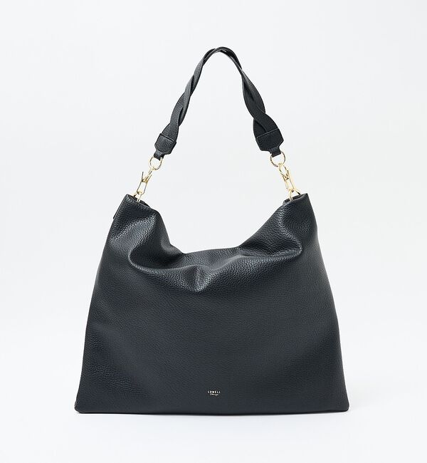 LOWELL things「Karna/ホーボーワンハンドルショルダー」|トートバッグ|ブラック