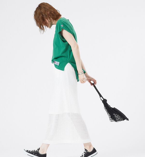 abahouse mavie「メッシュタイトスカート」|スカート|