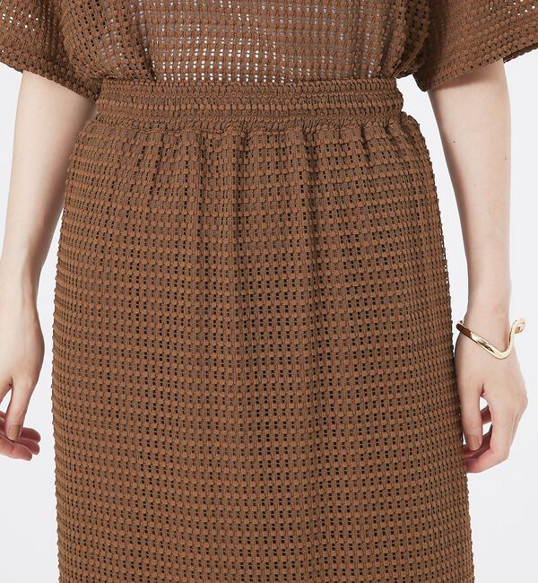 abahouse mavie「メッシュタイトスカート」|スカート|