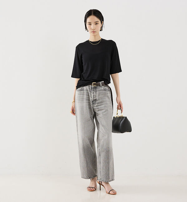 The Store by C' 「【COCUCA】ウォッシャブルシルクTee」|Tシャツ・カットソー|