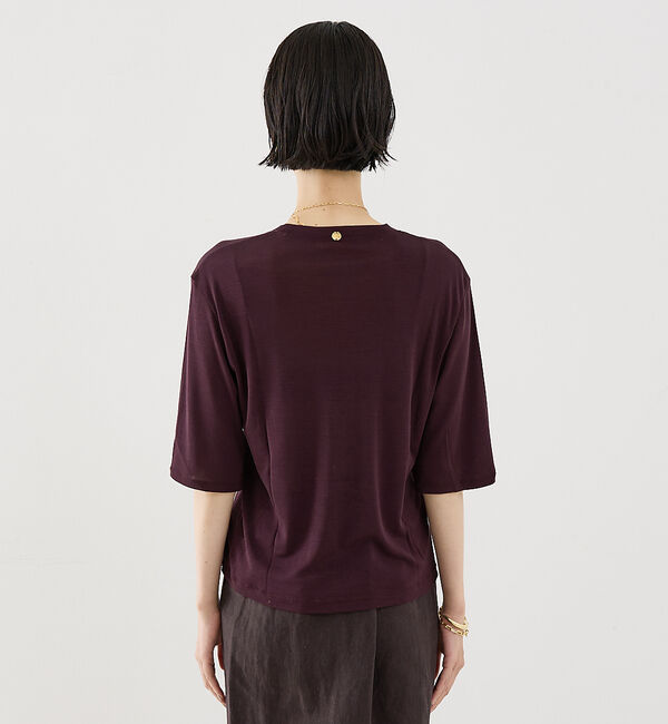 The Store by C' 「【COCUCA】ウォッシャブルシルクTee」|Tシャツ・カットソー|