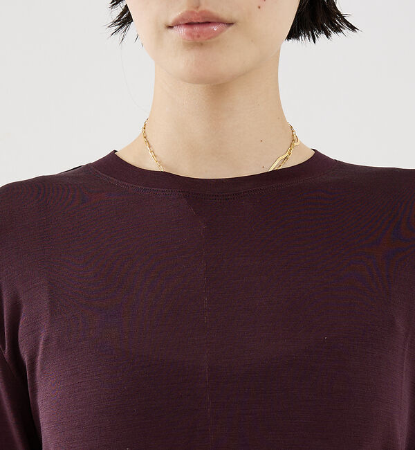 The Store by C' 「【COCUCA】ウォッシャブルシルクTee」|Tシャツ・カットソー|