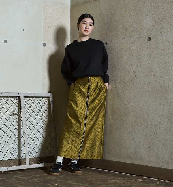 NOMINE「ジャガード ジップ スカート」|スカート|