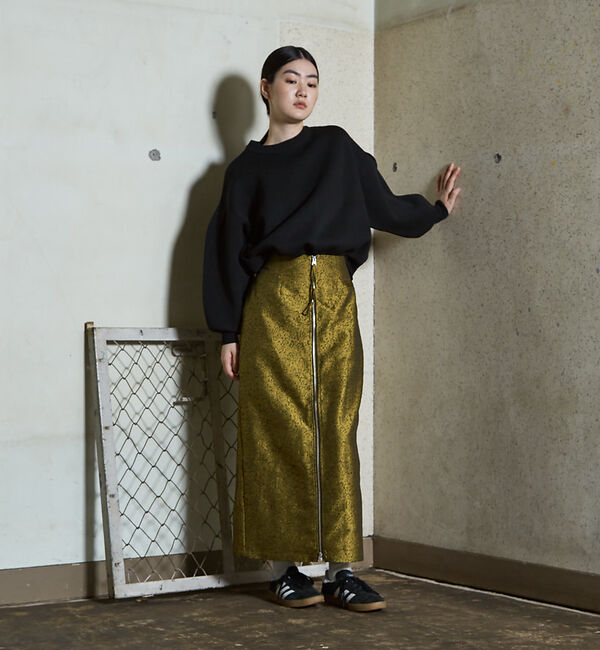 NOMINE「ジャガード ジップ スカート」|スカート|