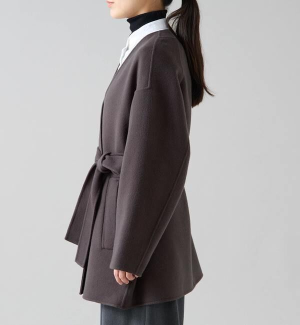 TIARA「ノーカラービッグコート」|その他|
