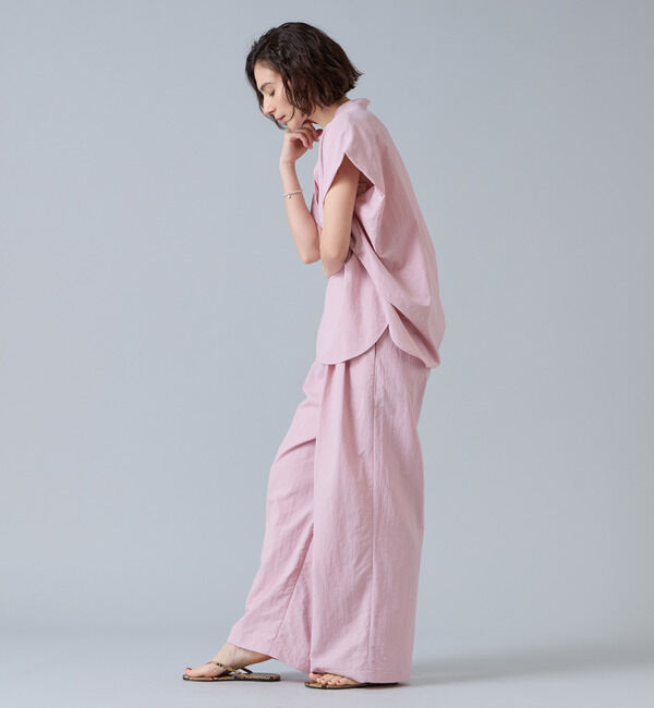 Liesse「高機能素材スキッパーシャツ」|シャツ・ブラウス|