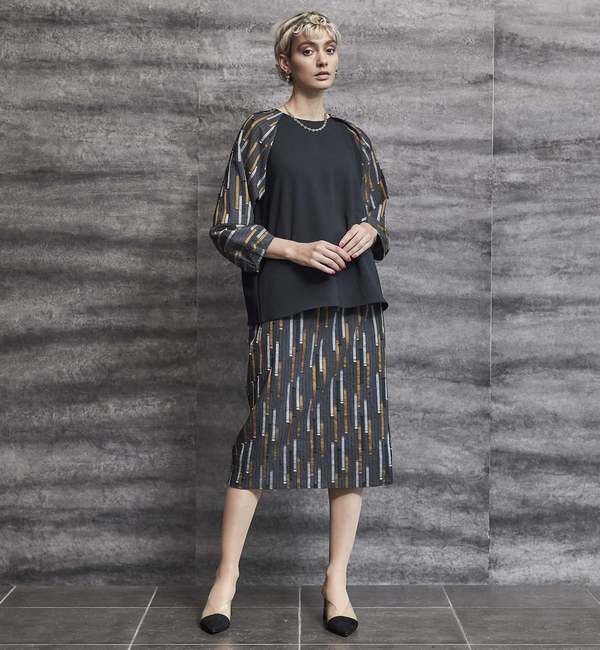  「予約受付2/28（月）まで！！【STELLA CIFFON】カットジャガードMIXブラウス」|シャツ・ブラウス|