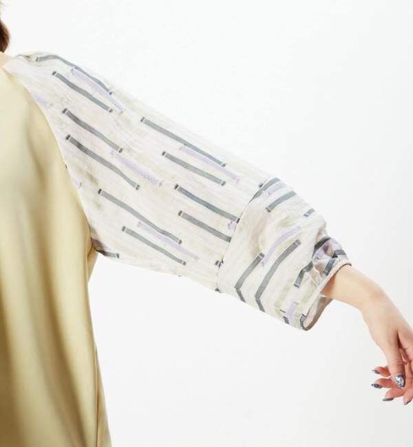  「予約受付2/28（月）まで！！【STELLA CIFFON】カットジャガードMIXブラウス」|シャツ・ブラウス|