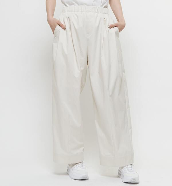 Soffitto「【nota della mano sinistra（ノータ デラ マノ シニストラ）】ワイドコクーンタックパンツ」|その他|