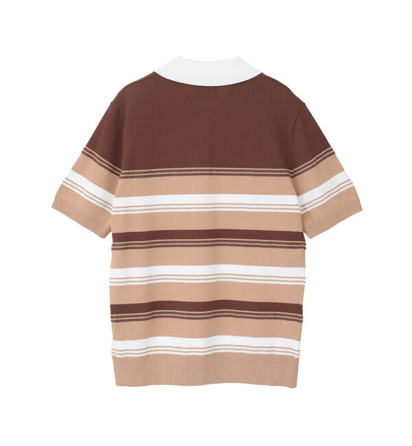 SOFFITTO「【Casablanca/カサブランカ】Stripe Polo Shirt」|ニット・セーター|