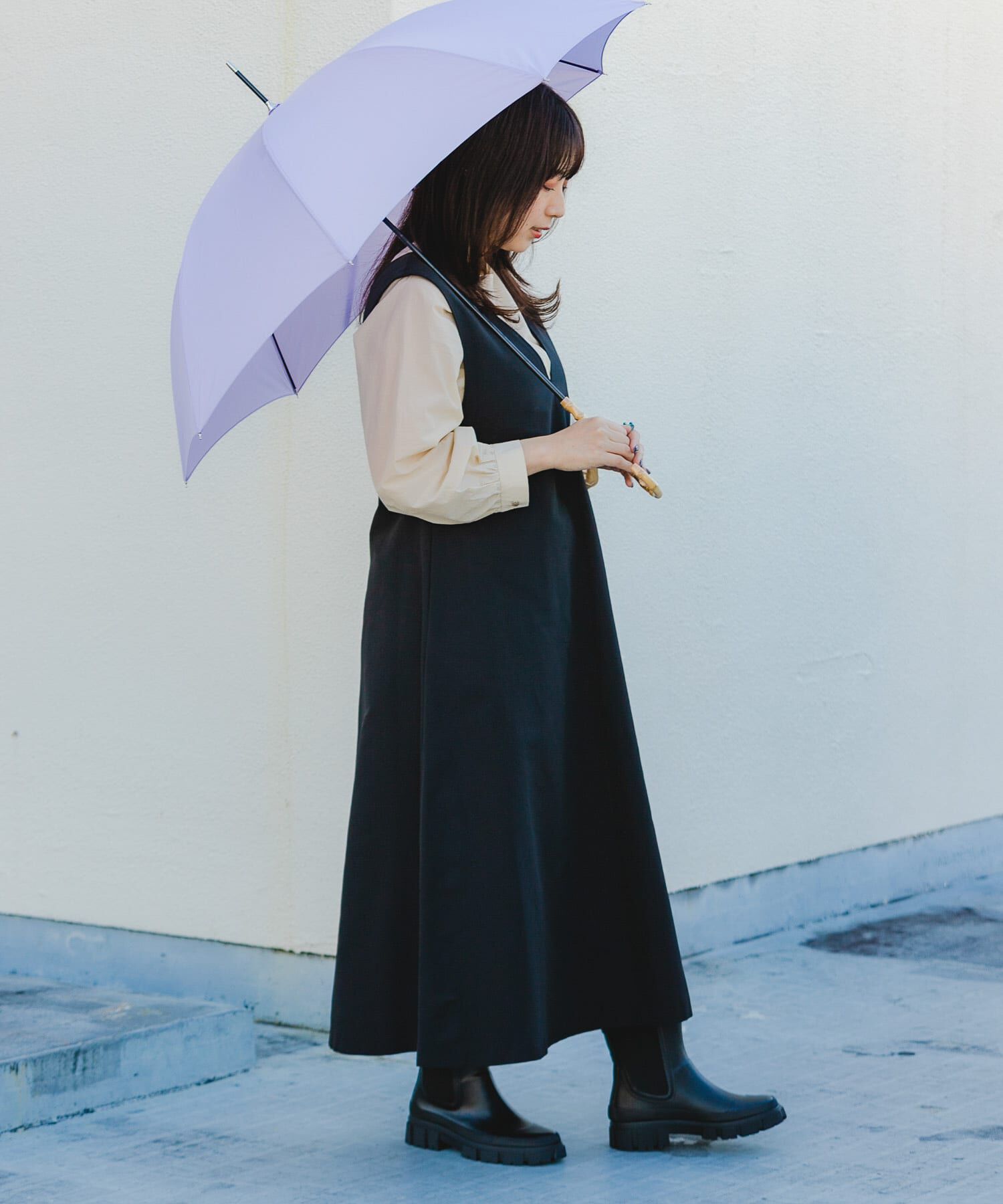 RODE SKO「厚底サイドゴアラバーブーツ」|レインシューズ|