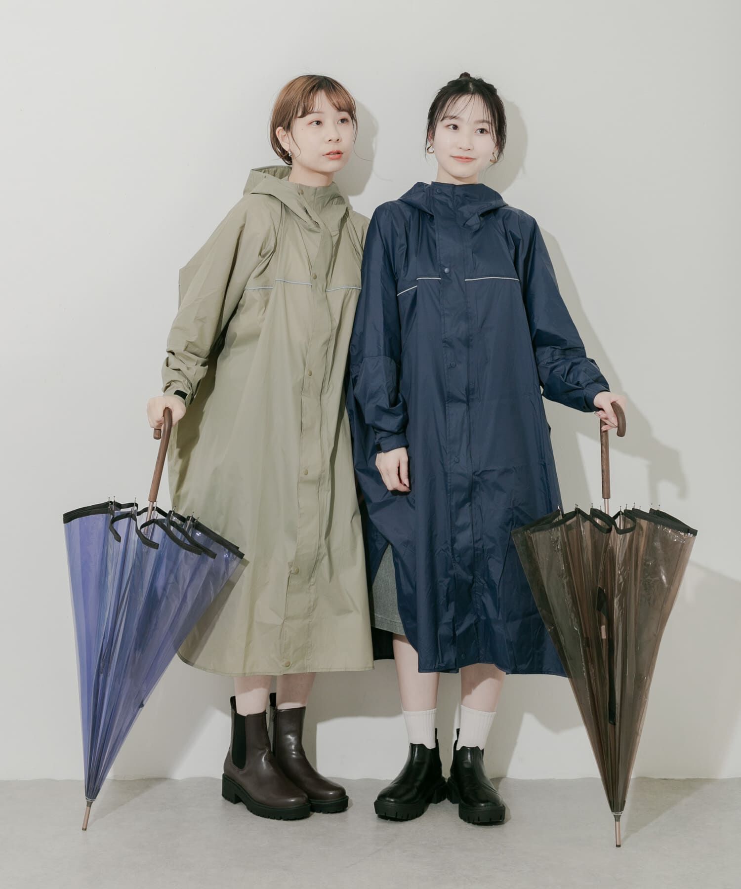 SMELLY「『WEB限定』『ユニセックス』Wpc.　バイシクルスリーブポンチョ」|ポンチョ・ケープ|