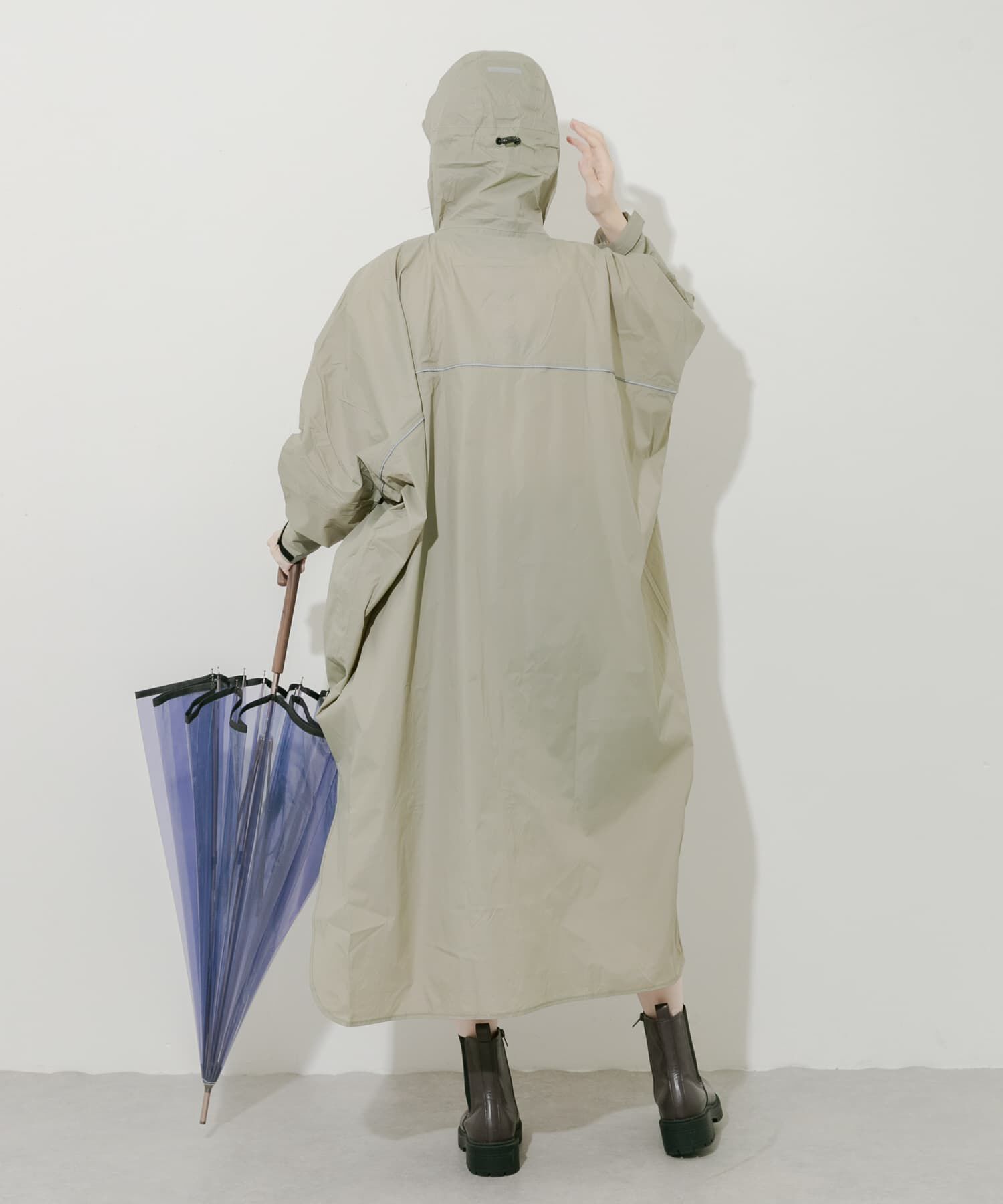 SMELLY「『WEB限定』『ユニセックス』Wpc.　バイシクルスリーブポンチョ」|ポンチョ・ケープ|