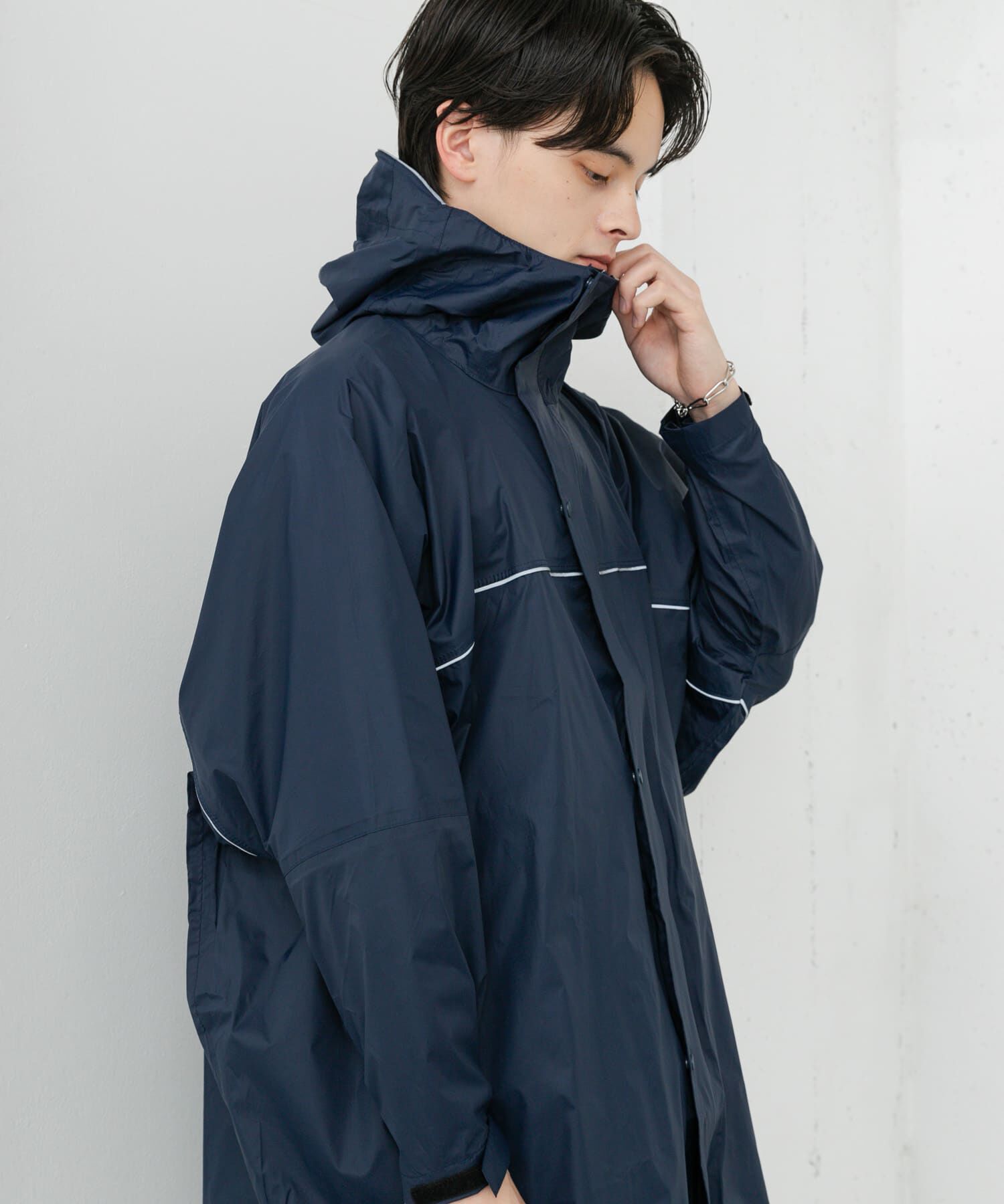 SMELLY「『WEB限定』『ユニセックス』Wpc.　バイシクルスリーブポンチョ」|ポンチョ・ケープ|