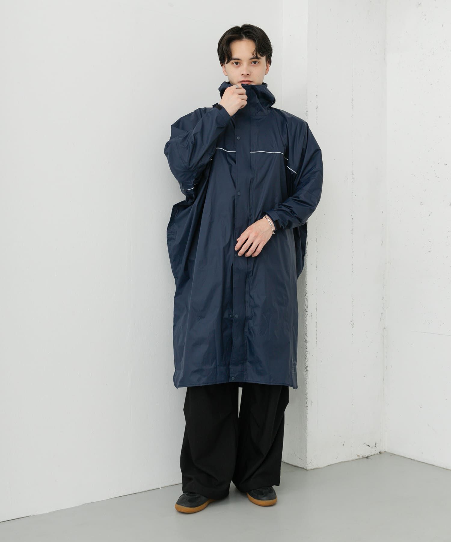 SMELLY「『WEB限定』『ユニセックス』Wpc.　バイシクルスリーブポンチョ」|ポンチョ・ケープ|