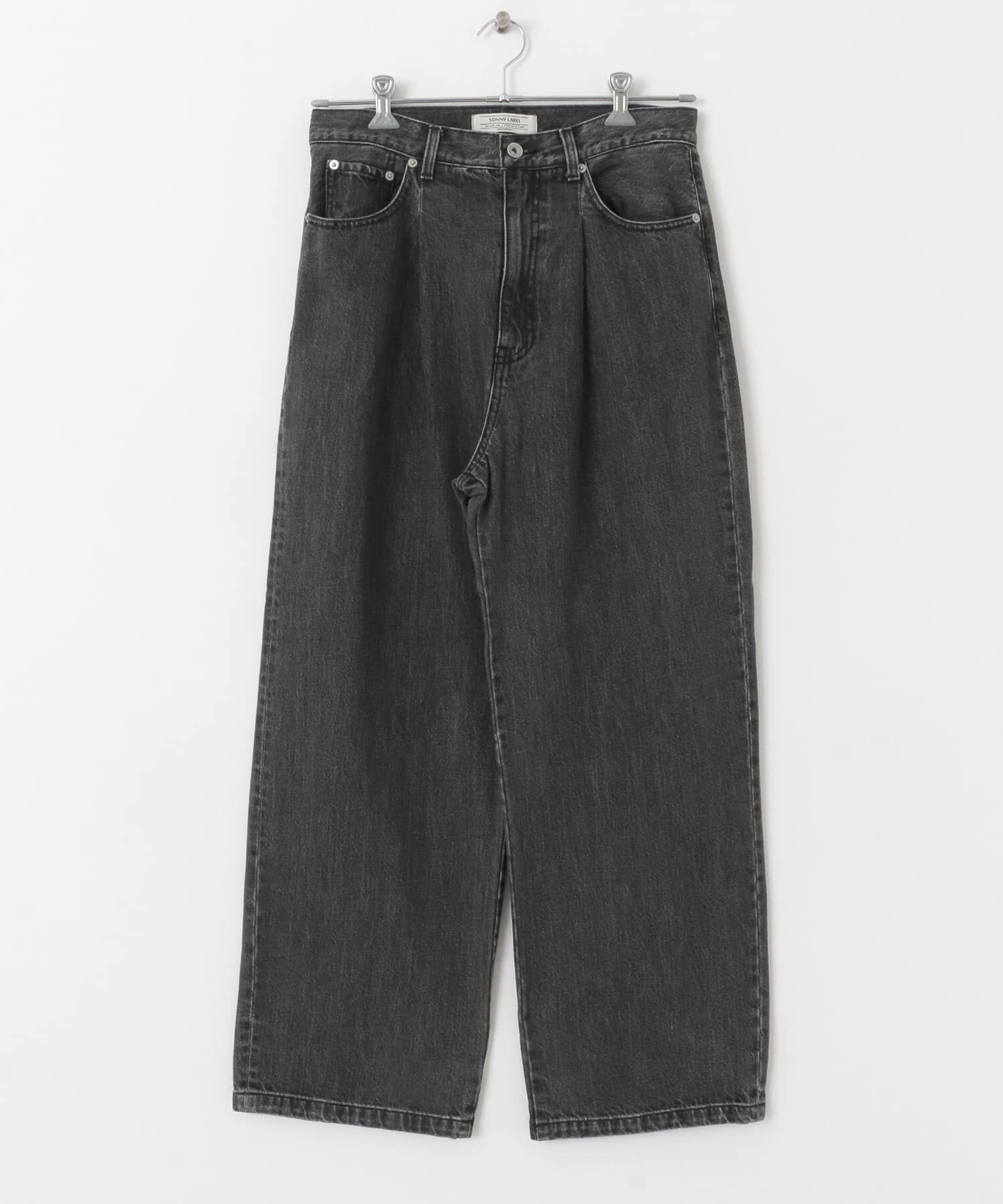 Sonny Label 「タックワイドデニムパンツ」|デニム|