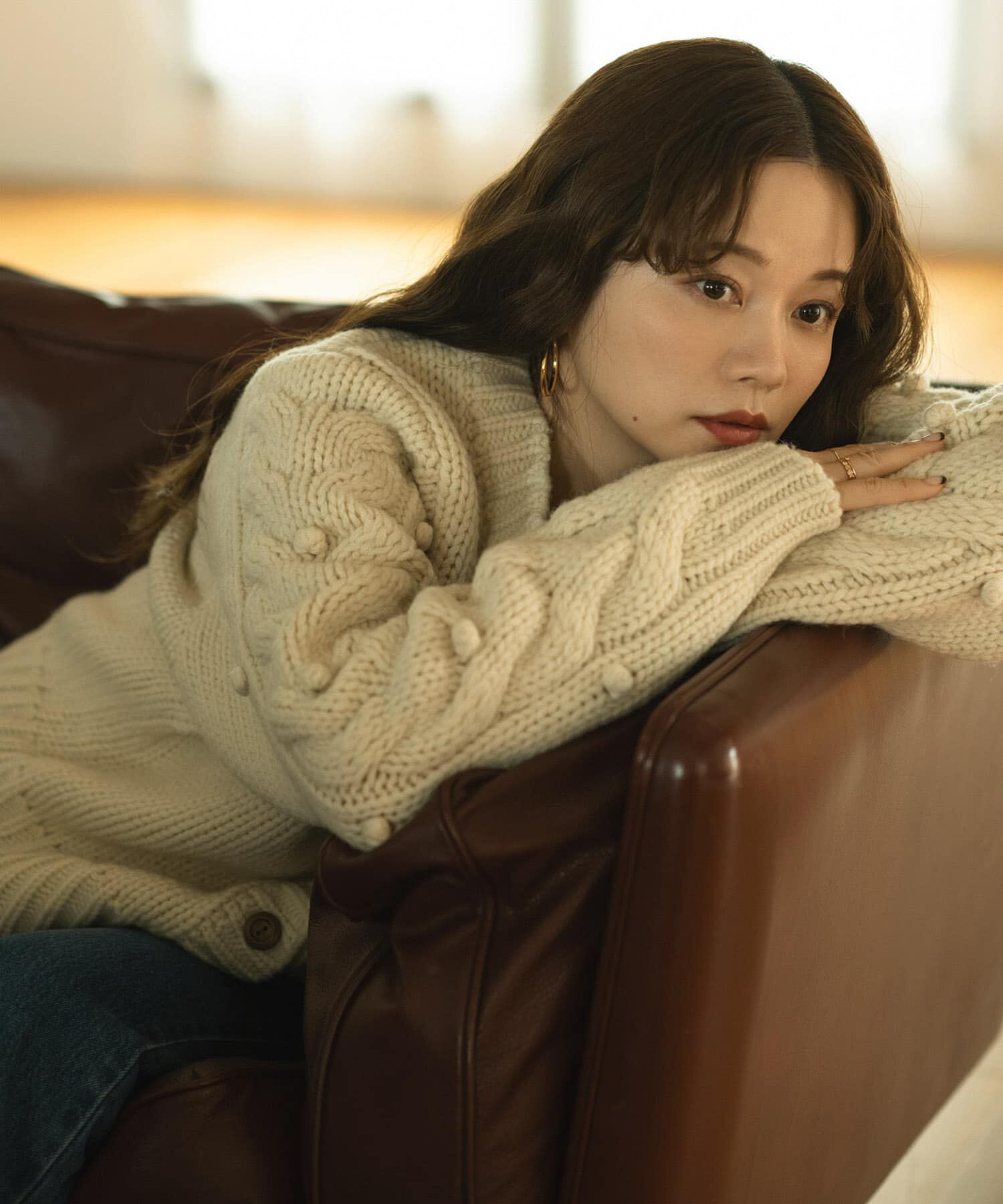 Sonny Label 「『WEB/一部店舗限定』NaokoTakayamaニットカーディガン」|カーディガン|オフホワイト