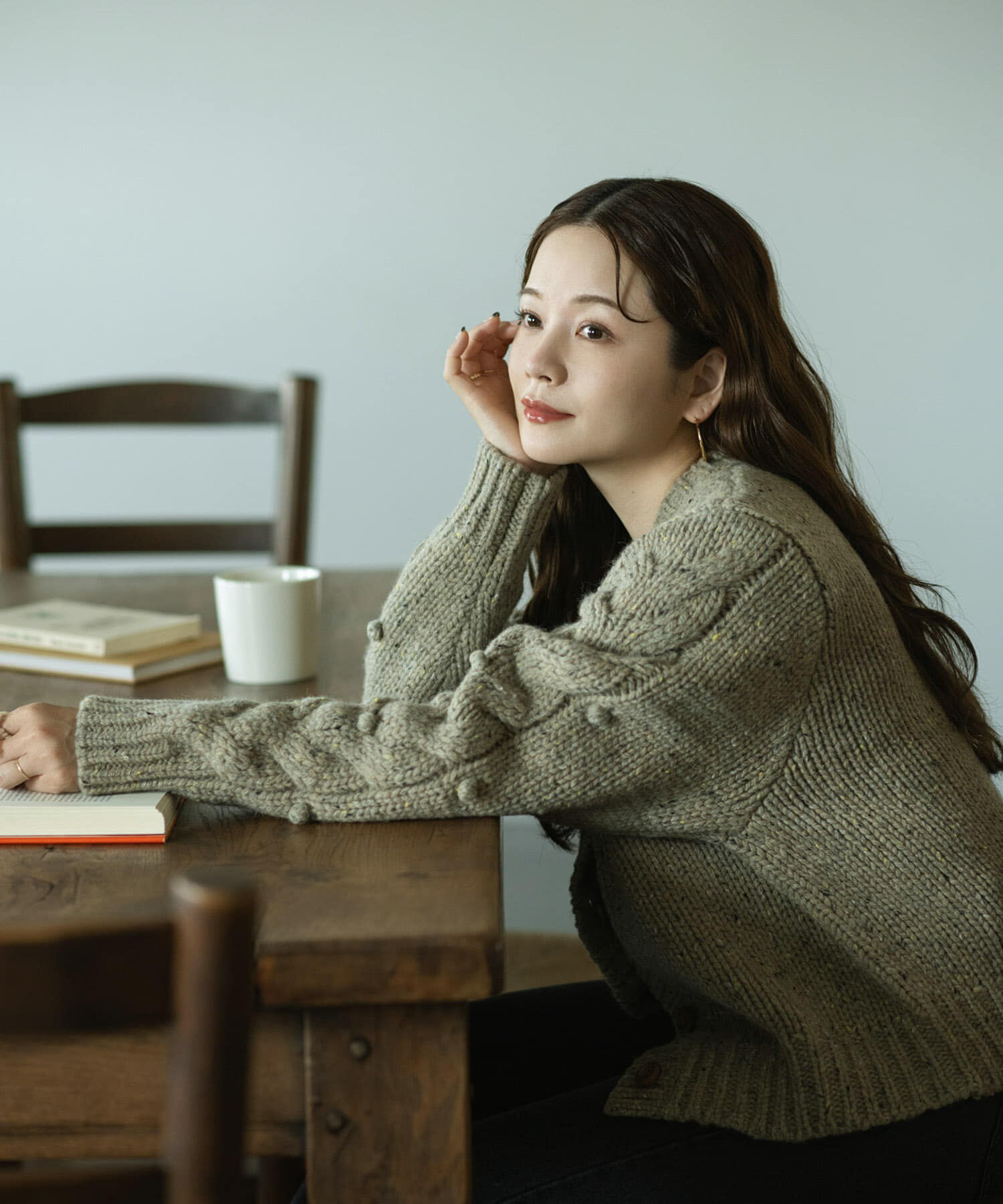 Sonny Label 「『WEB/一部店舗限定』NaokoTakayamaニットカーディガン」|カーディガン|