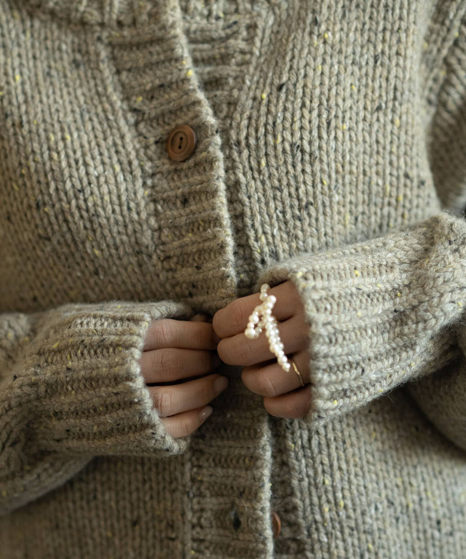 Sonny Label 「『WEB/一部店舗限定』NaokoTakayamaニットカーディガン」|カーディガン|