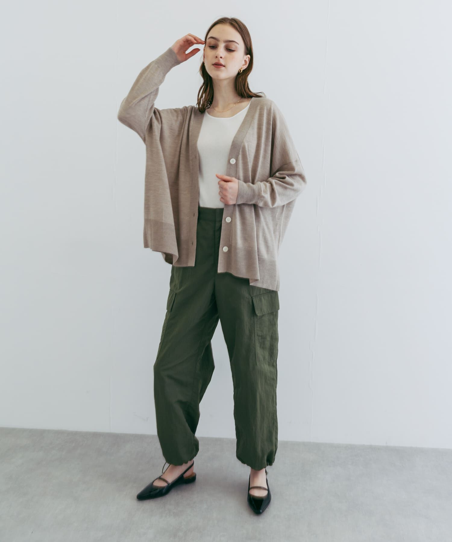 URBAN RESEARCH「『UR TECH』クルーネックロングTシャツ」|Tシャツ・カットソー|