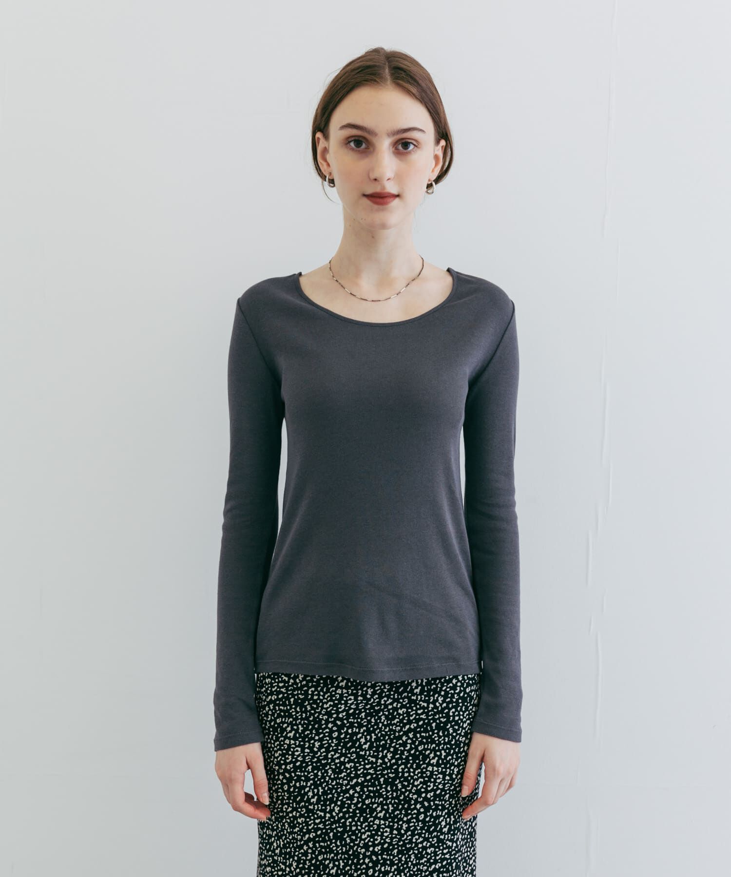 URBAN RESEARCH「『UR TECH』クルーネックロングTシャツ」|Tシャツ・カットソー|