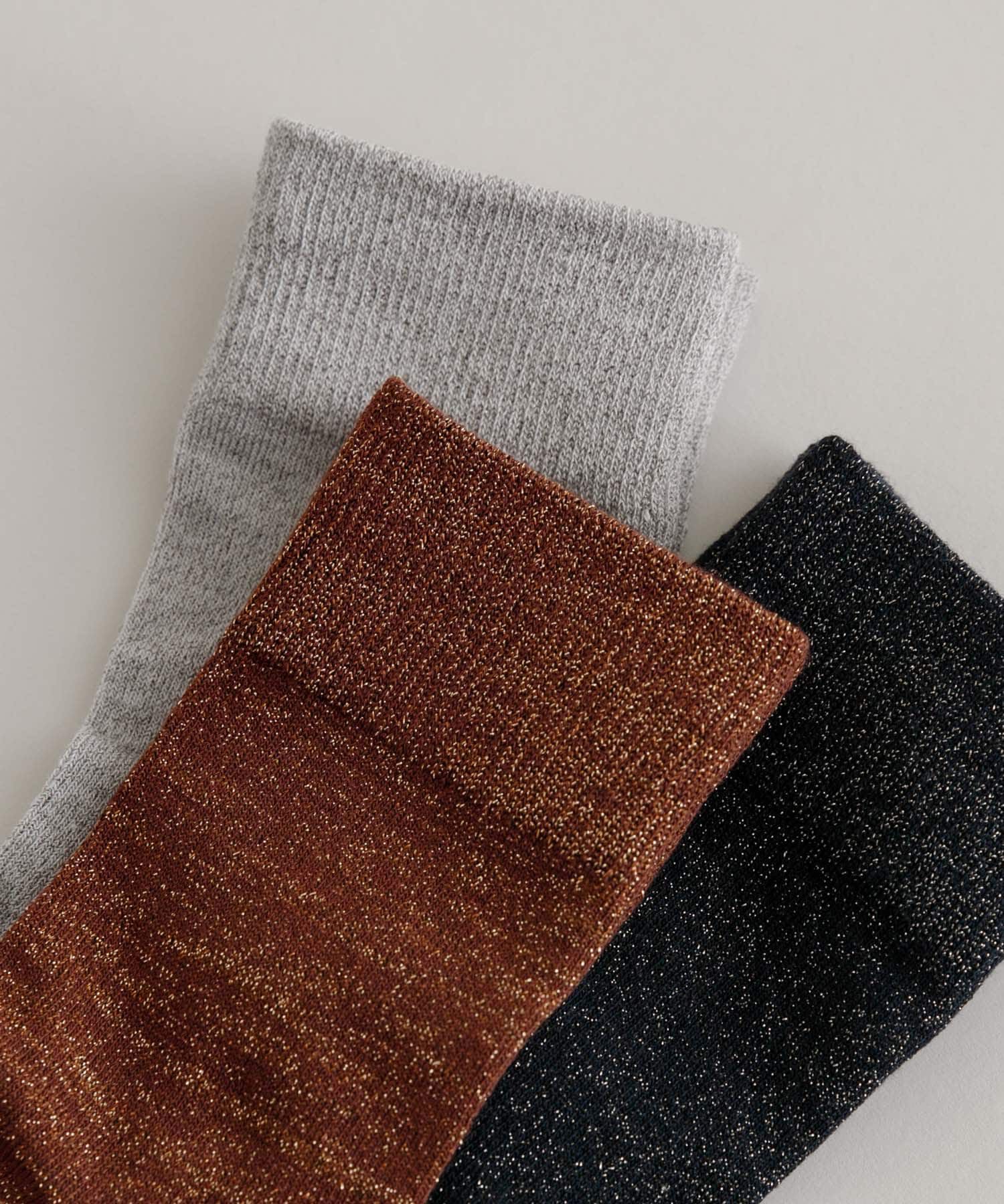 URBAN RESEARCH「『UR TECH』ラメソックス」|ソックス|