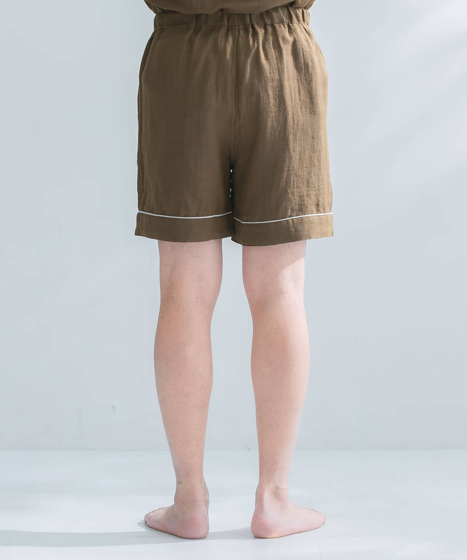 URBAN RESEARCH「URBAN RESEARCH&times;UCHINO　ソフトタッチガーゼパジャマショートパンツ M」|ルームウェア|