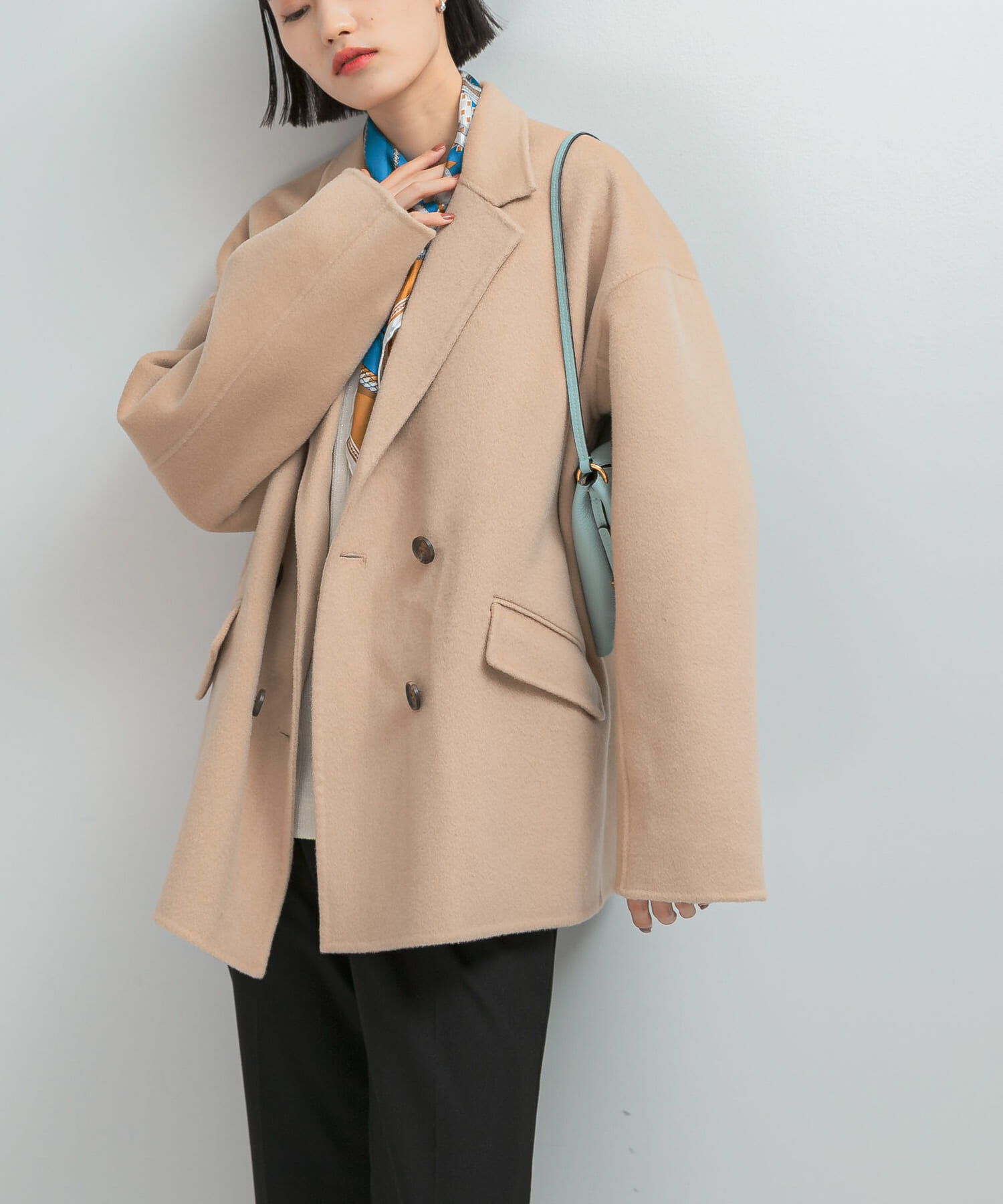 URBAN RESEARCH ROSSO「リバージャコット」|ノーカラーコート|