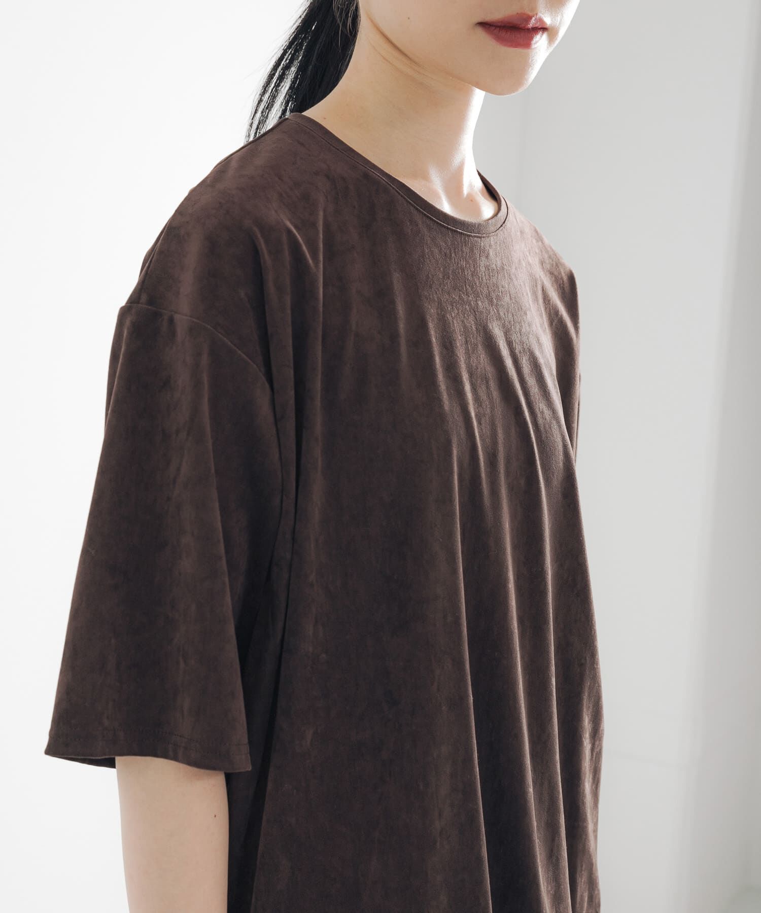 URBAN RESEARCH「スエードライクルーズカットソー」|Tシャツ・カットソー|