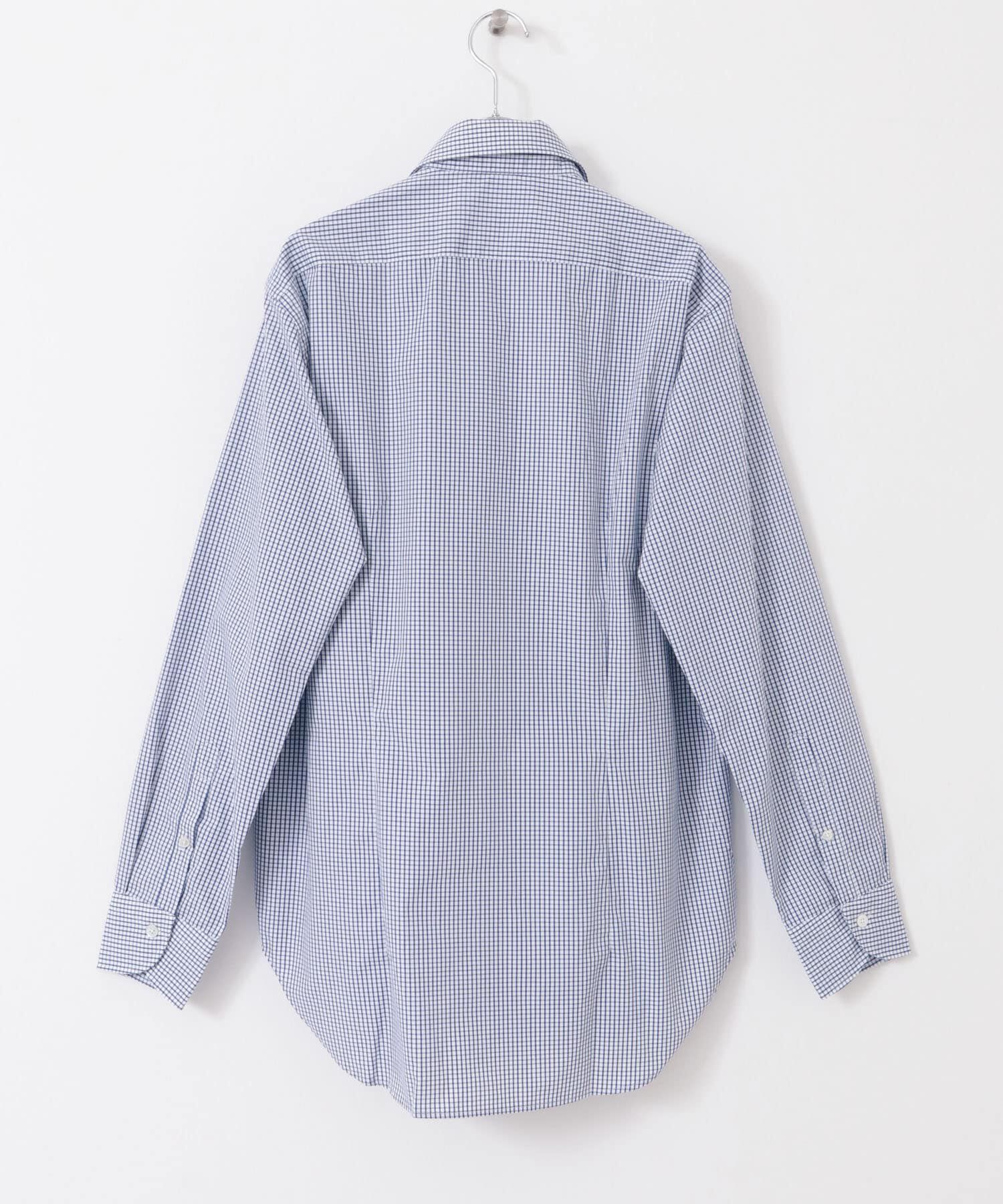 URBAN RESEARCH DOORS「『イージーケア』LIFE STYLE TAILOR　セミワイドチェックシャツ」|シャツ・ブラウス|