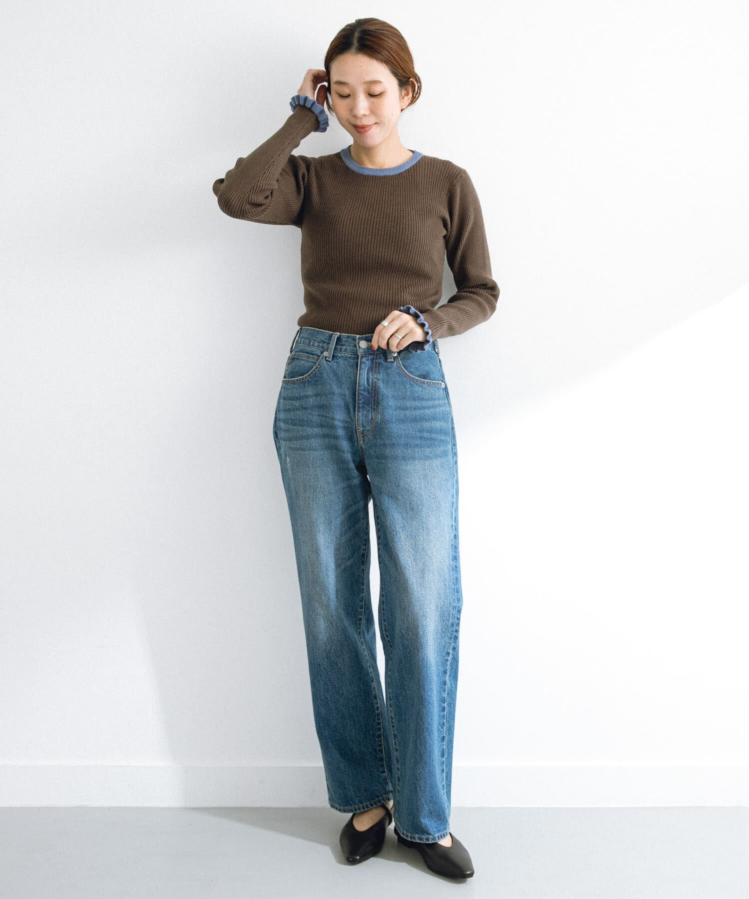 Sonny Label 「USEDLIKEストレートデニム」|デニム|