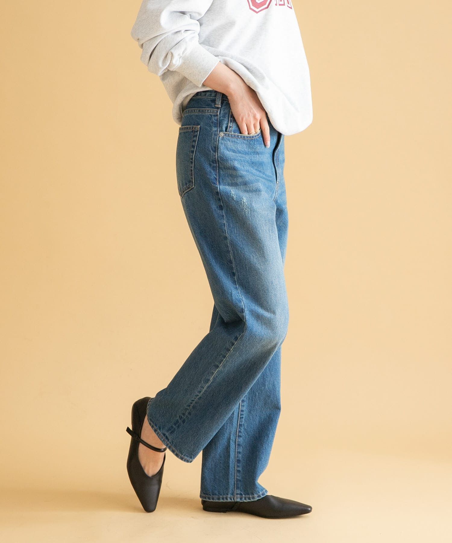 Sonny Label 「USEDLIKEストレートデニム」|デニム|