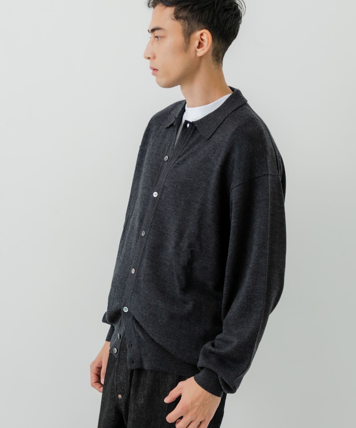 URBAN RESEARCH「『別注』crepuscule&times;URBAN RESEARCH　H-G Knit Shirts」|ニット・セーター|