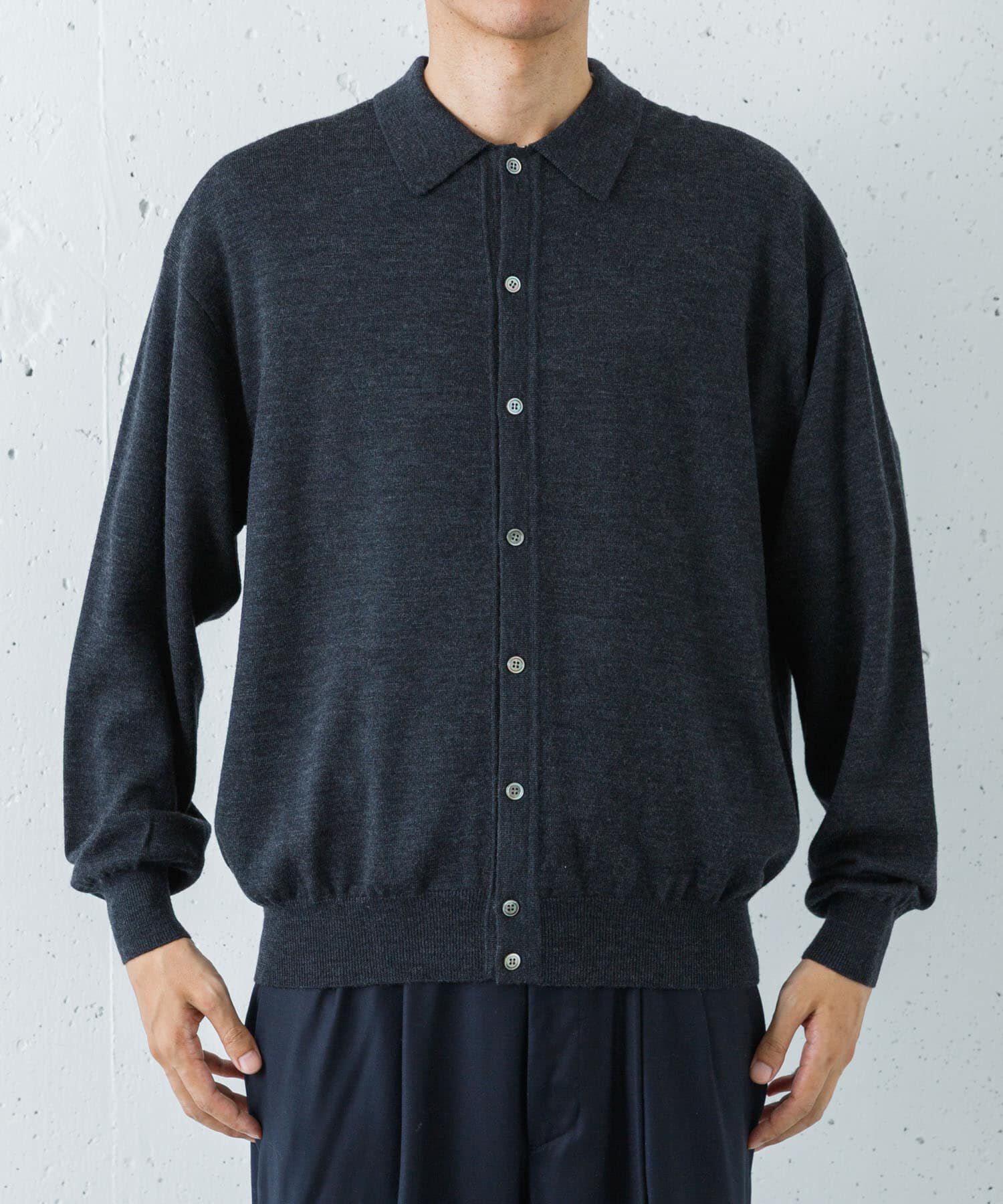 URBAN RESEARCH「『別注』crepuscule&times;URBAN RESEARCH　H-G Knit Shirts」|ニット・セーター|