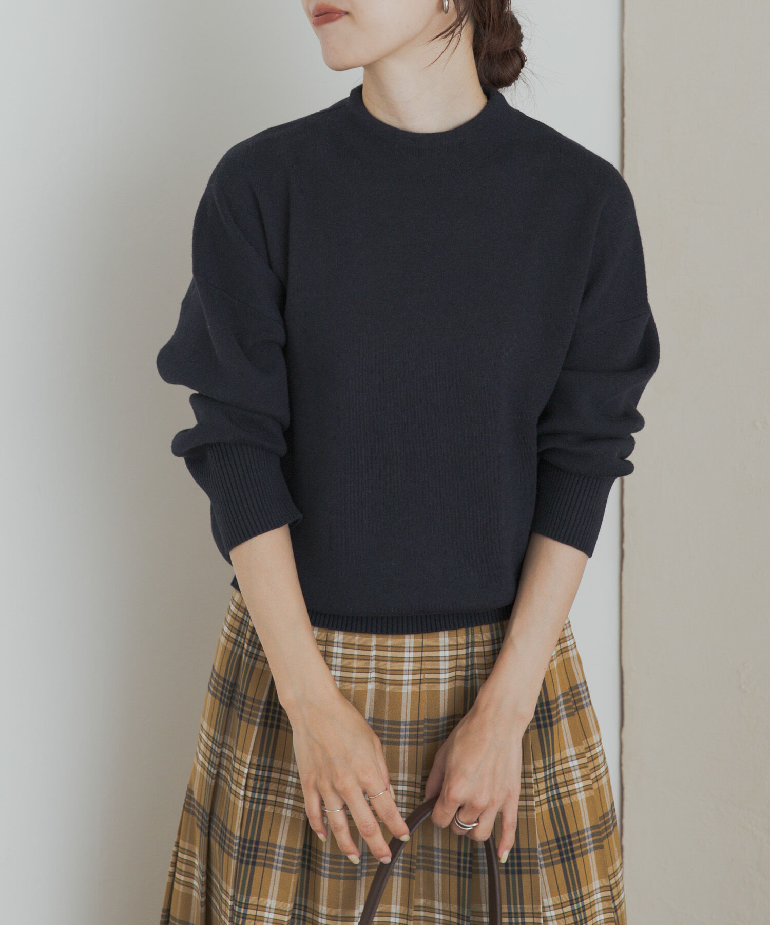 URBAN RESEARCH DOORS「『蓄熱/洗濯可』ボトルネックKNITプルオーバー」|ニット・セーター|