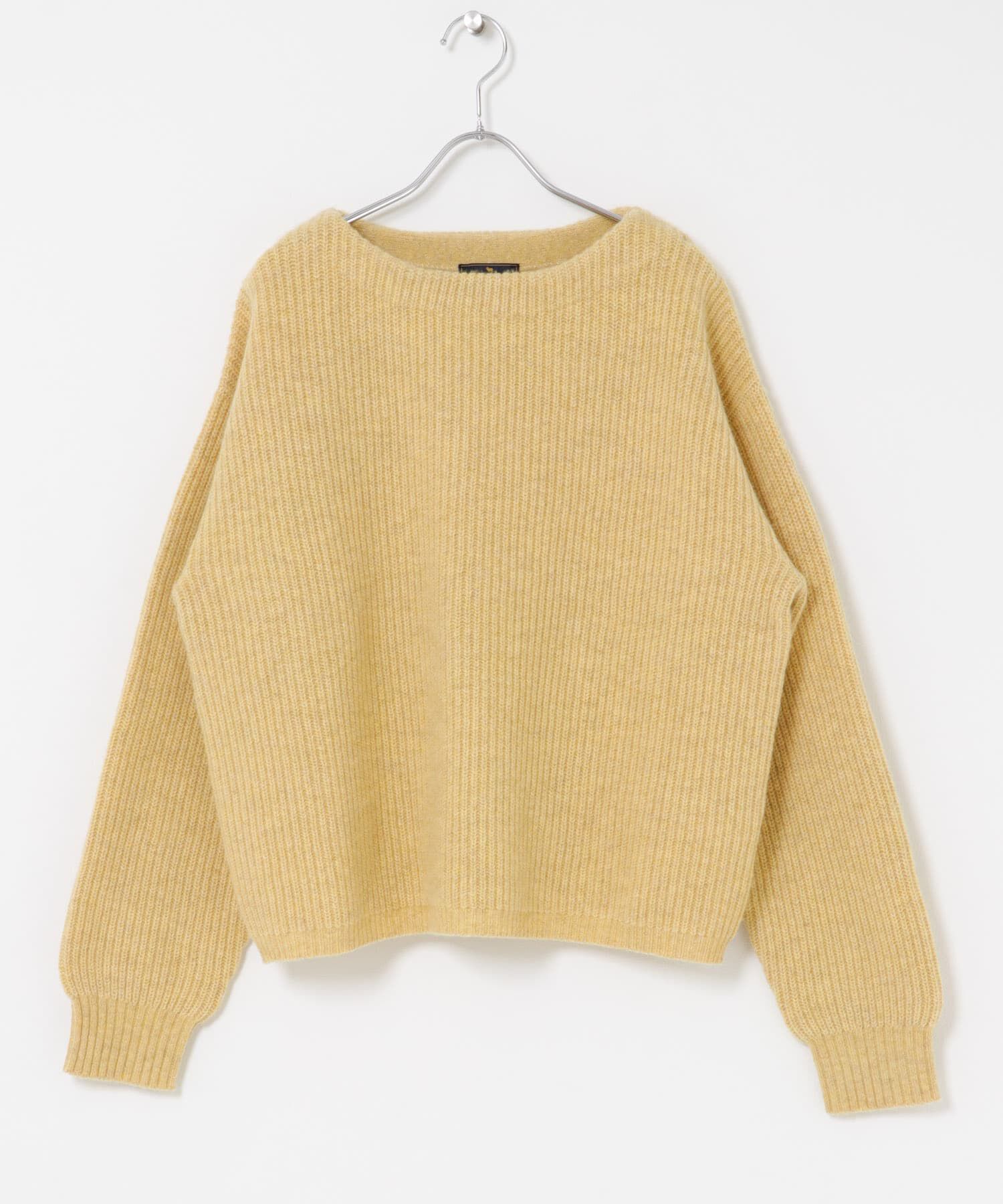 URBAN RESEARCH DOORS「ハミルトンウール畦ボートネックプルオーバー」|ニット・セーター|