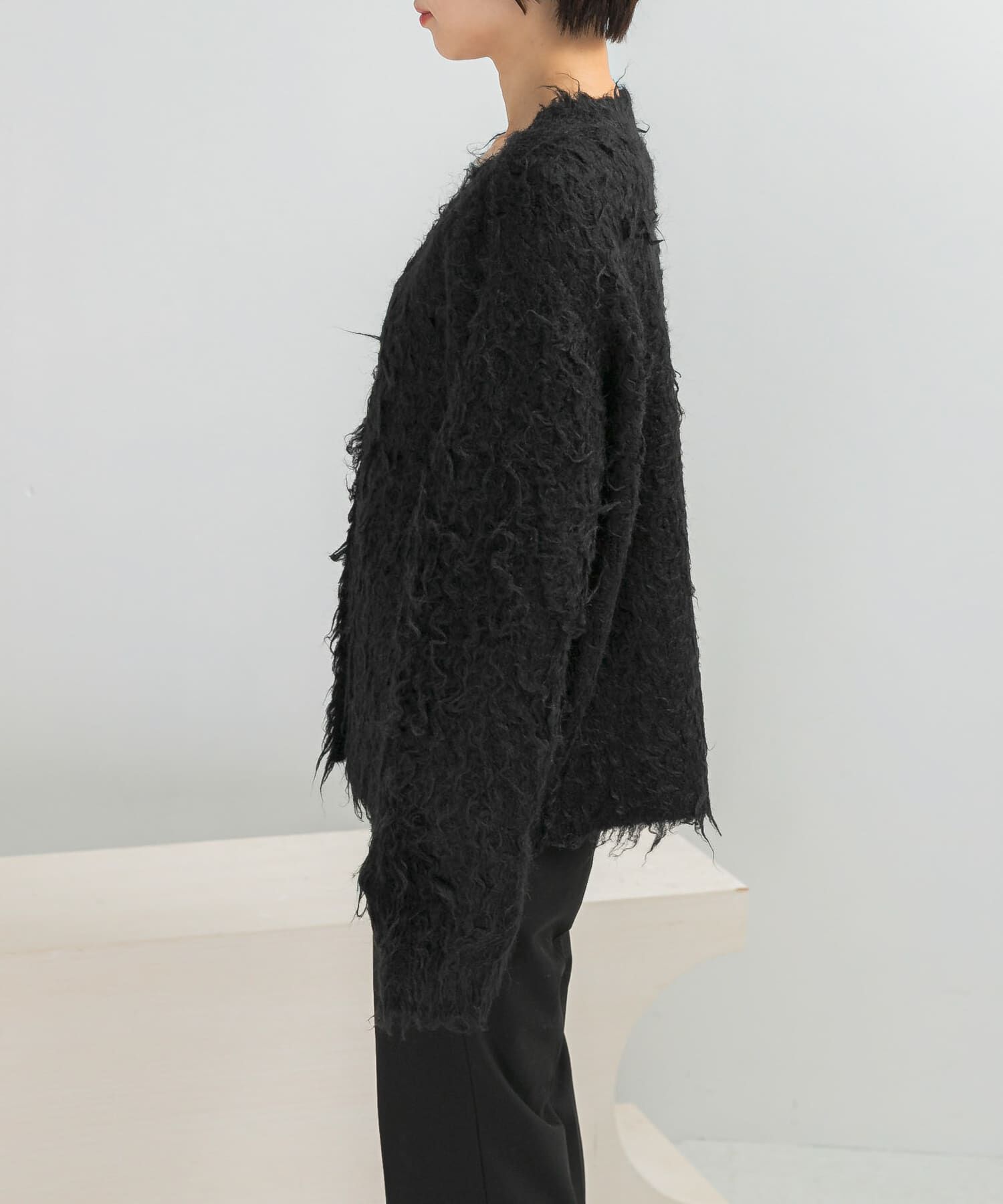 URBAN RESEARCH ROSSO「Mewl　ファーカーディガン」|カーディガン|