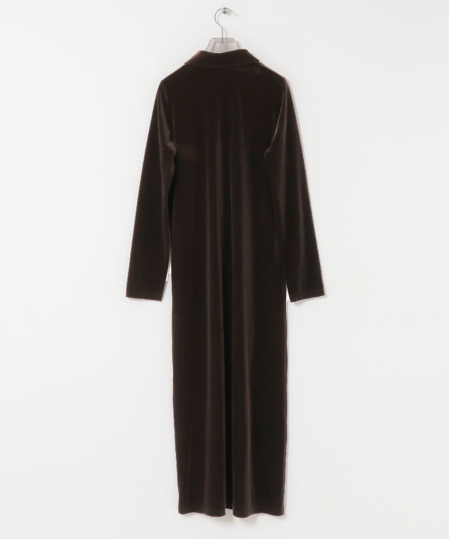 URBAN RESEARCH「ベロアシャツカラーワンピース」|ワンピース|