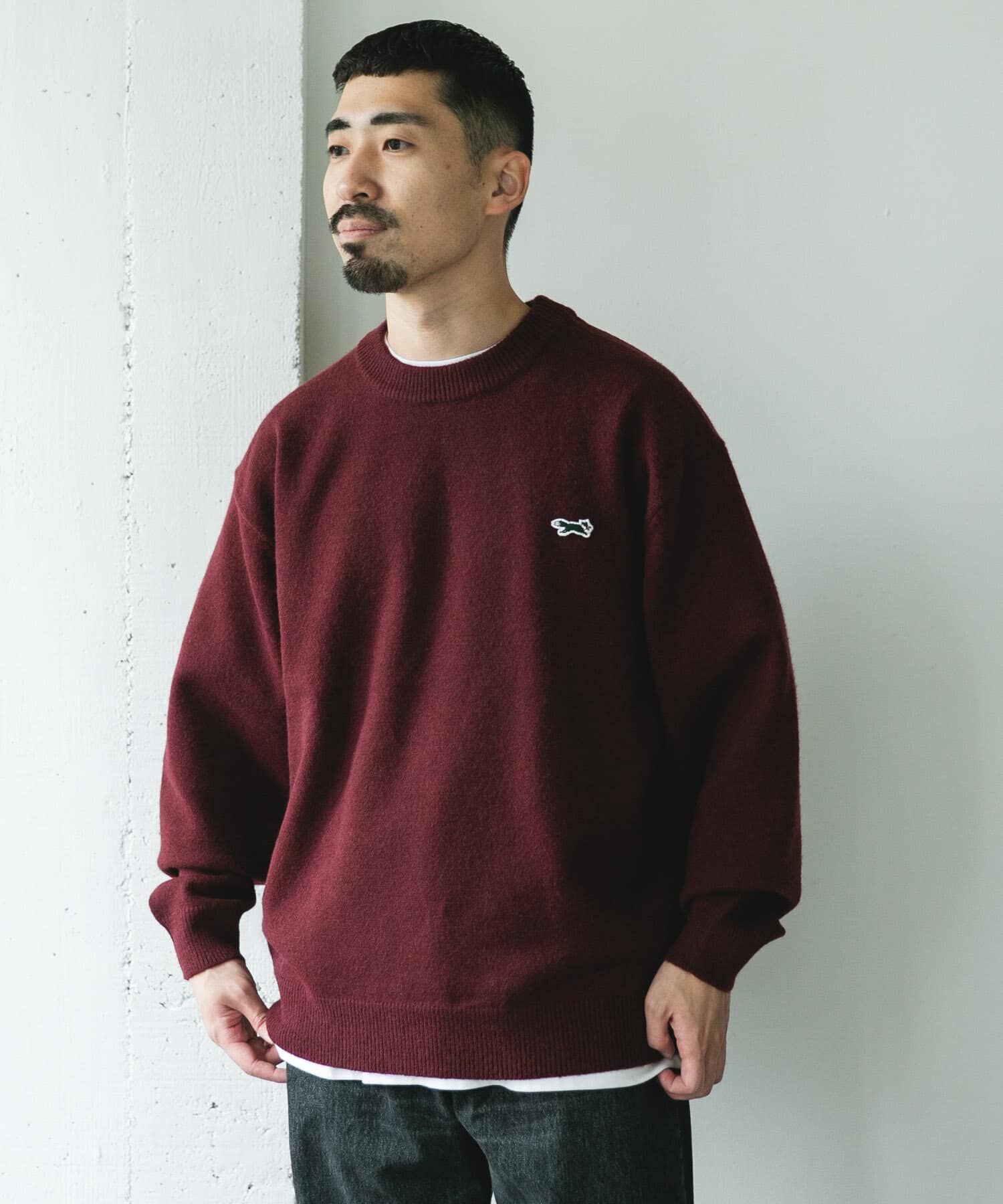 URBAN RESEARCH DOORS「『別注』PENNEYS&times;DOORS　THE FOX クルーネックスフレニット」|ニット・セーター|