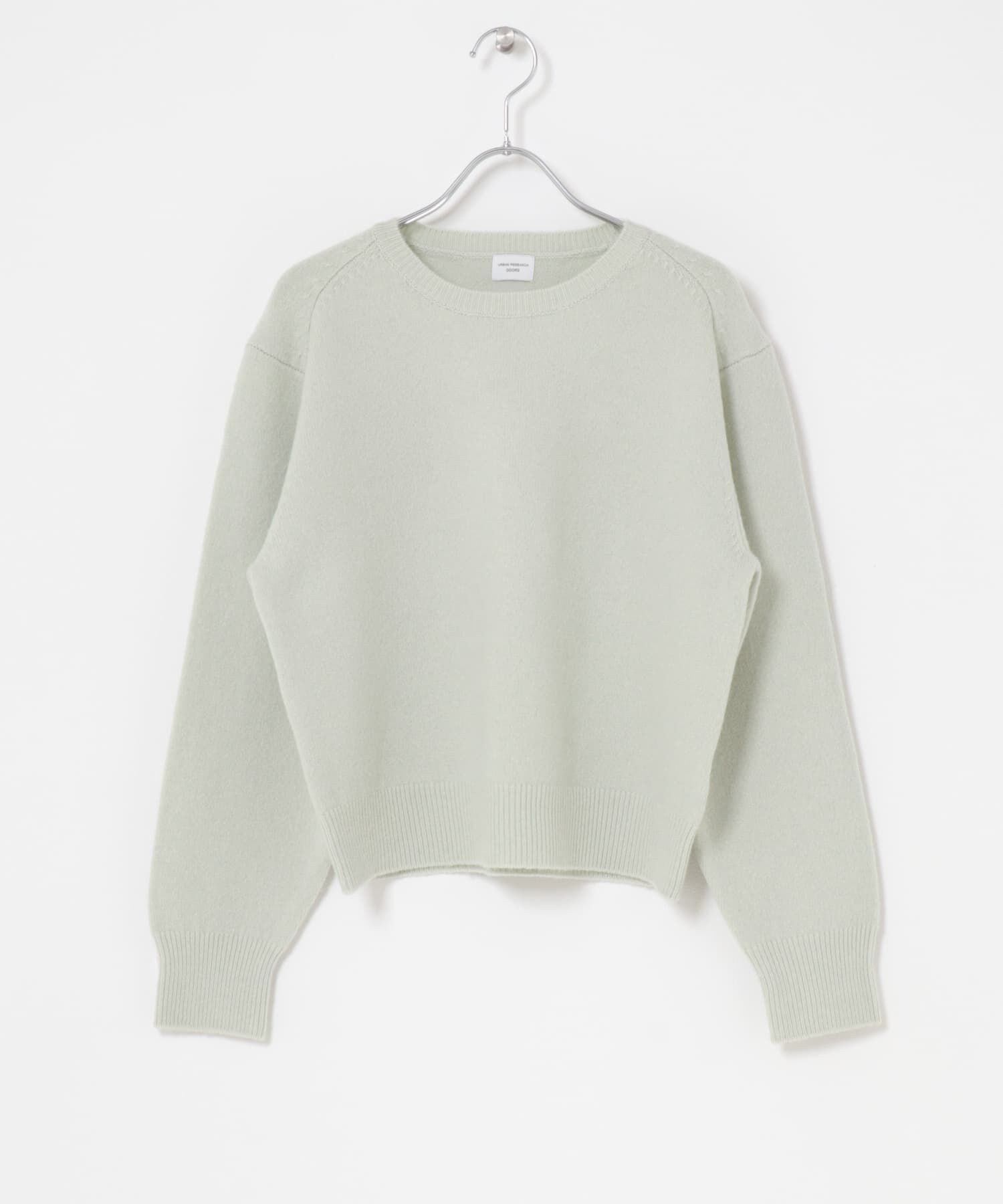 URBAN RESEARCH DOORS「ウールコンパクトクルーネックプルオーバー」|ニット・セーター|